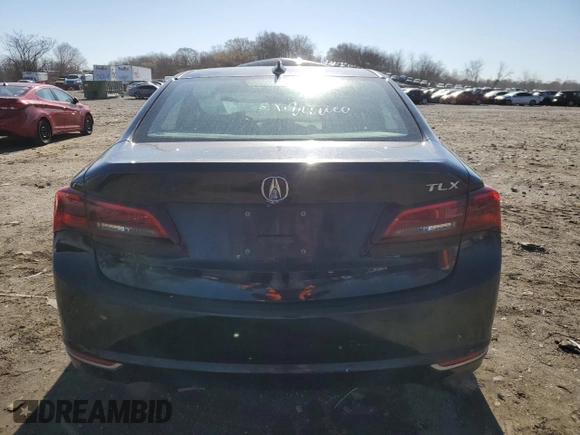 2016 Acura TLX V6 with VIN 19UUB2F31GA006713, listed as a Copart auction lot 49387325 with 157,066 mi miles and Salvage title. Bid and sale history available at DreamBid. Image 6.