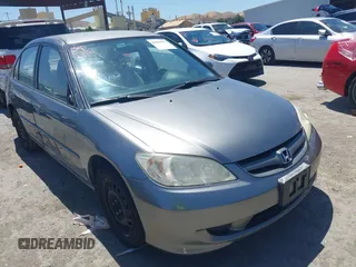 2004 Honda Civic LX z VIN 2HGES16594H595880, wystawiony jako IAAI lot #42293793 z przebiegiem 112 535 mil mil oraz . Historia ofert i sprzedaży dostępna na DreamBid. Obrazek 1.