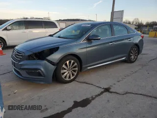 2016 Hyundai Sonata Sport with VIN 5NPE34AF5GH426562, listed as a Copart auction lot 46940005 with 117,519 mi miles and Clean Title. Bid and sale history available at carsss.com. Image 1.