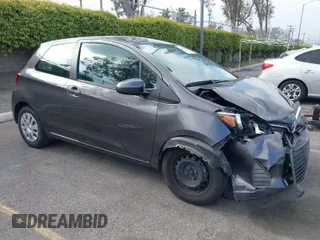2015 Toyota Yaris L with VIN VNKJTUD3XFA019088, listed as a IAAI auction lot 41892895 with 19,360 mi miles. Bid and sale history available at carsss.com. Image 1.