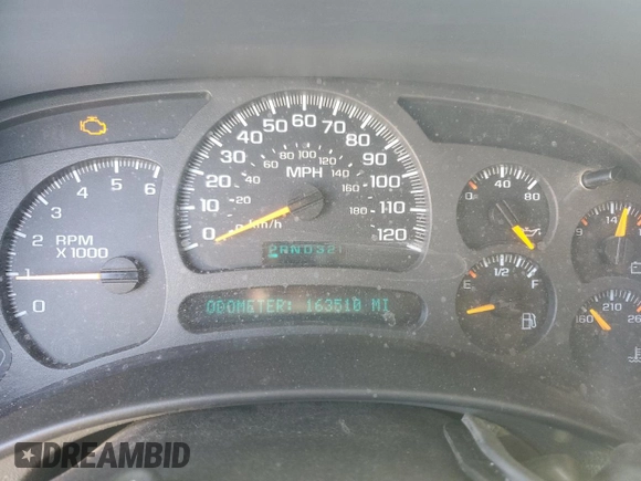 2004 Chevrolet Silverado 1500 LS with VIN 2GCEK19T641183546, listed as a Copart auction lot 44047325 with 163,510 mi miles and Salvage Title. Bid and sale history available at carsss.com. Image 9.