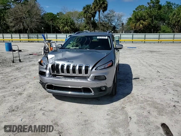 2017 Jeep Cherokee Limited with VIN 1C4PJLDB6HW602869, listed as a Copart auction lot 46781115 with 96,789 mi miles and Salvage Title. Bid and sale history available at carsss.com. Image 12.