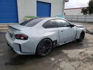 2023 BMW M2 with VIN 3MF13DM08P8C92118, listed as a Copart auction lot 84905124 with 18,454 mi miles and Salvage Title. Bid and sale history available at carsss.com. Image 3.