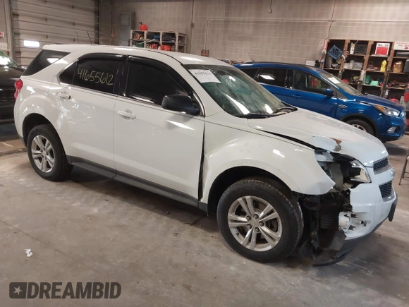 2015 Chevrolet Equinox LS with VIN 1GNALAEK8FZ100760, listed as a IAAI auction lot 41655612 with 97,550 mi miles and . Bid and sale history available at DreamBid. Image 1.