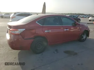 2013 Nissan Sentra FE+ S with VIN 3N1AB7AP2DL621741, listed as a Copart auction lot 65613744 with Not Provided miles and Salvage Title. Bid and sale history available at DreamBid. Image 3.
