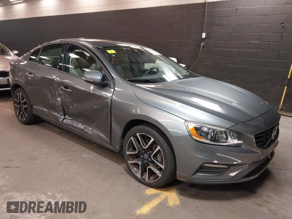 2018 Volvo S60 Dynamic with VIN YV140MTL8J2461042, listed as a IAAI auction lot 42093883 with 24,374 mi miles. Bid and sale history available at carsss.com. Image 1.