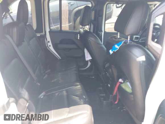 2021 Jeep Wrangler Unlimited Sahara with VIN 1C4HJXEN1MW618508, listed as a IAAI auction lot 42639515 with 39,747 mi miles and . Bid and sale history available at DreamBid. Image 8.