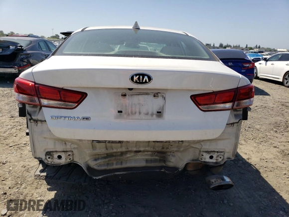 2016 Kia Optima LX with VIN KNAGT4L32G5101053, listed as a Copart auction lot 54886055 with 109,637 mi miles and Salvage Title. Bid and sale history available at carsss.com. Image 6.