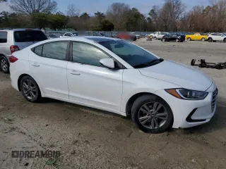 2018 Hyundai Elantra SEL with VIN 5NPD84LF4JH313686, listed as a Copart auction lot 49283555 with 161,380 mi miles and Salvage Title. Bid and sale history available at DreamBid. Image 4.