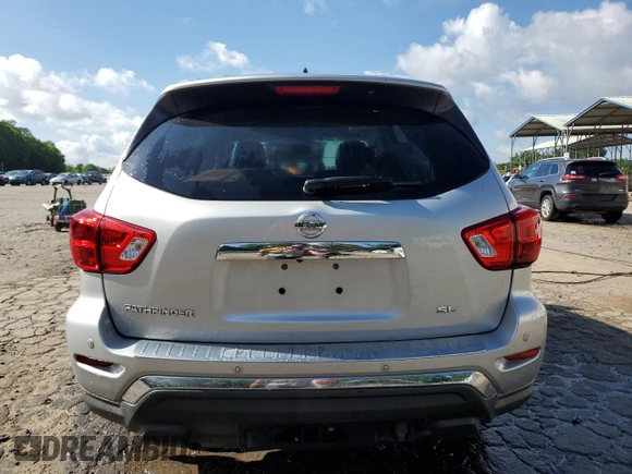 2017 Nissan Pathfinder SV z VIN 5N1DR2MN9HC909191, wystawiony jako Copart lot #56389135 z przebiegiem 95 101 mil mil oraz Szkoda całkowita • Salvage title. Historia ofert i sprzedaży dostępna na DreamBid. Obrazek 6.