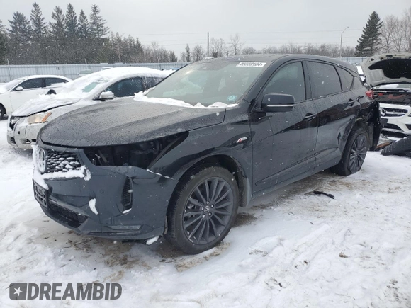 2022 Acura RDX PMC Edition with VIN 5J8TC2H84NL805209, listed as a Copart auction lot 85559164 with 18,093 mi miles and Clean Title. Bid and sale history available at carsss.com. Image 1.