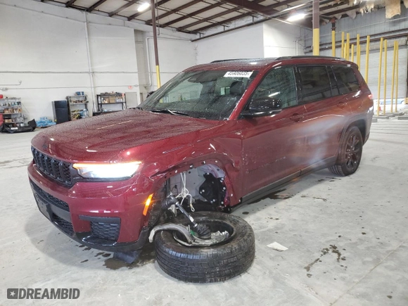 2024 Jeep Grand Cherokee L Altitude X with VIN 1C4RJKAG1R8624819, listed as a Copart auction lot 45906035 with 4,436 mi miles and Salvage Title. Bid and sale history available at carsss.com. Image 1.
