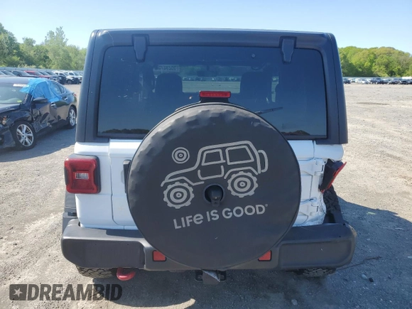 2021 Jeep Wrangler Rubicon with VIN 1C4HJXCG2MW660738, listed as a Copart auction lot 56293735 with 89,681 mi miles and Salvage title. Bid and sale history available at DreamBid. Image 6.