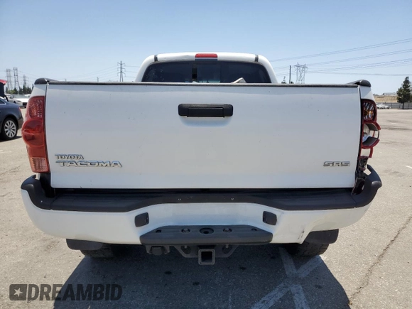2008 Toyota Tacoma PreRunner with VIN 3TMKU72N58M015035, listed as a Copart auction lot 61503685 with Not provided miles and Salvage title. Bid and sale history available at DreamBid. Image 6.