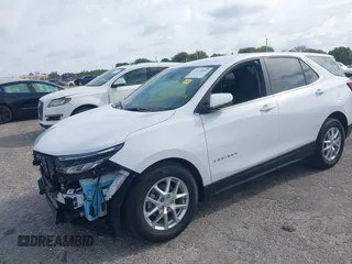 2024 Chevrolet Equinox LT with VIN 3GNAXKEG7RL286406, listed as a IAAI auction lot 41970201 with 6,974 mi miles and . Bid and sale history available at DreamBid. Image 2.