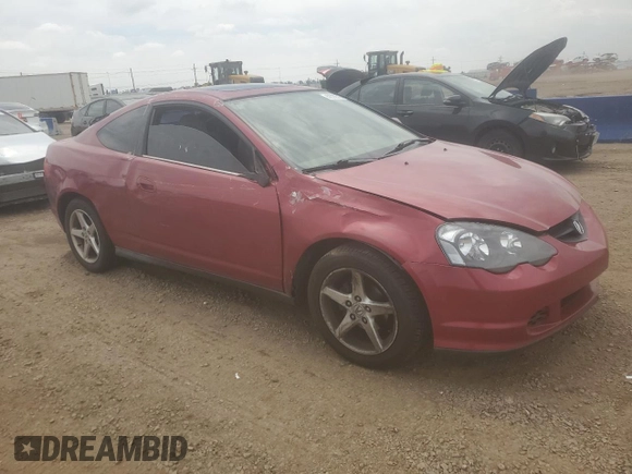 2002 Acura RSX Auto with VIN JH4DC54802C012624, listed as a Copart auction lot 62392515 with 226,368 mi miles and Salvage title. Bid and sale history available at DreamBid. Image 4.
