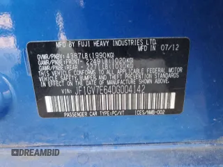 2013 Subaru Impreza Sedan WRX WRX with VIN JF1GV7E64DG004142, listed as a Copart auction lot 77822194 with 131,452 mi miles and Salvage Title. Bid and sale history available at carsss.com. Image 12.