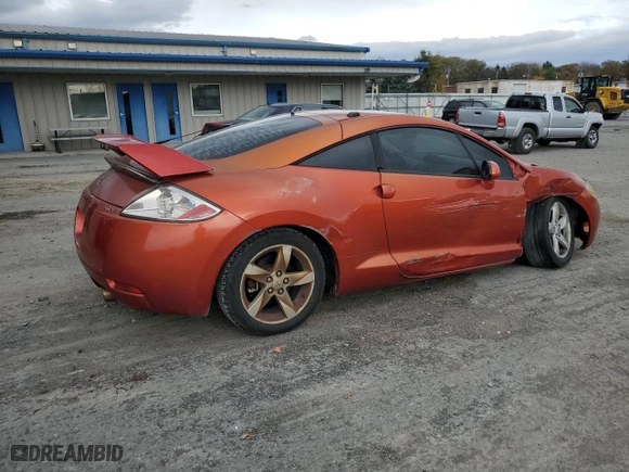2008 Mitsubishi Eclipse GT with VIN 4A3AK34T28E001747, listed as a Copart auction lot 51513835 with 136532 miles and Non Repairable. Bid and sale history available at carsss.com. Image 3.