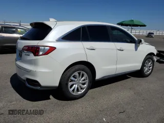 2017 Acura RDX Technology with VIN 5J8TB3H59HL006724, listed as a Copart auction lot 60851355 with 93,131 mi miles and Salvage title. Bid and sale history available at DreamBid. Image 3.