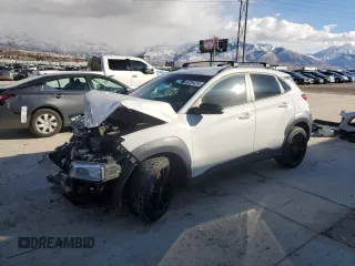 2021 Hyundai Kona Night Edition with VIN KM8K6CA54MU680756, listed as a Copart auction lot 87264254 with 45,906 mi miles and Salvage Title. Bid and sale history available at carsss.com. Image 1.
