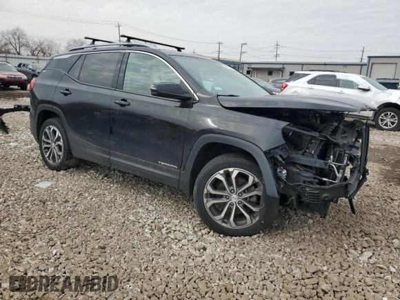 2019 GMC Terrain SLT with VIN 3GKALVEX0KL382653, listed as a Copart auction lot 48176825 with 52,509 mi miles and Salvage Title. Bid and sale history available at carsss.com. Image 4.