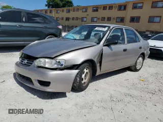 2001 Toyota Corolla CE with VIN 1NXBR12E81Z419653, listed as a Copart auction lot 60854625 with Not provided miles and Salvage title. Bid and sale history available at DreamBid. Image 1.