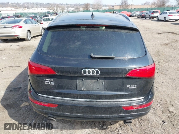 2016 Audi Q5 Premium Plus with VIN WA1L2AFP5GA036606, listed as a IAAI auction lot 41696026 with 102,893 mi miles. Bid and sale history available at carsss.com. Image 16.