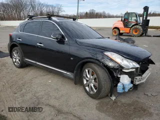 2017 Infiniti QX50 with VIN JN1BJ0RR4HM406622, listed as a Copart auction lot 46401765 with 95,633 mi miles and Clean Title. Bid and sale history available at carsss.com. Image 4.