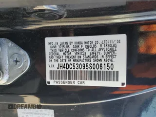 2005 Acura RSX Type S z VIN JH4DC53095S006150, wystawiony jako Copart lot #51285215 z przebiegiem 181 118 mil mil oraz Szkoda całkowita • Salvage title. Historia ofert i sprzedaży dostępna na DreamBid. Obrazek 12.