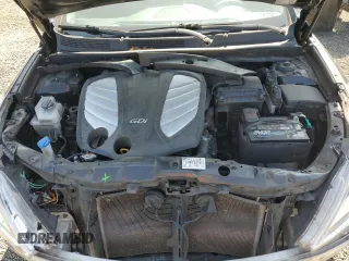 2017 Hyundai Azera with VIN KMHFG4JG2HA588977, listed as a Copart auction lot 61007035 with 76,379 mi miles and Salvage title. Bid and sale history available at DreamBid. Image 11.