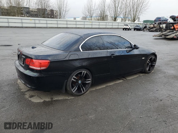 2007 BMW 3 Series 328i with VIN WBAWR33507PX79021, listed as a Copart auction lot 46251805 with 153,004 mi miles and Salvage title. Bid and sale history available at DreamBid. Image 3.
