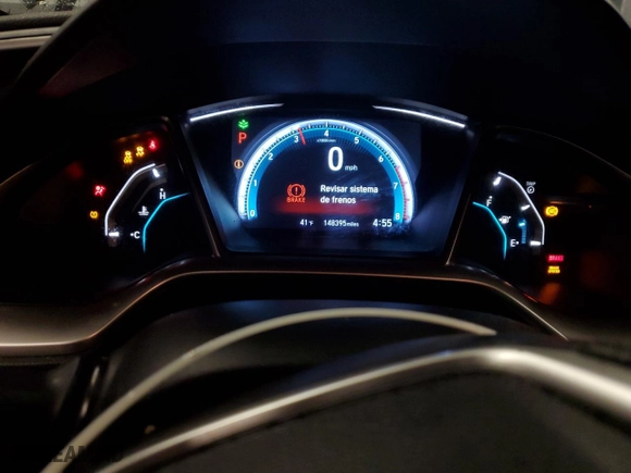 2016 Honda Civic Sedan EX-T with VIN 19XFC1F37GE014844, listed as a Copart auction lot 44866555 with 148,395 mi miles and Salvage Title. Bid and sale history available at carsss.com. Image 9.