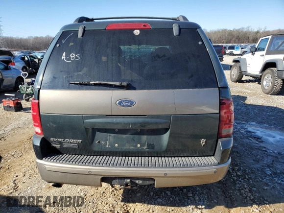 2003 Ford Explorer Eddie Bauer z VIN 1FMZU74W93ZB44676, wystawiony jako Copart lot #51858275 z przebiegiem Nie podano mil oraz Szkoda całkowita • Salvage title. Historia ofert i sprzedaży dostępna na DreamBid. Obrazek 6.