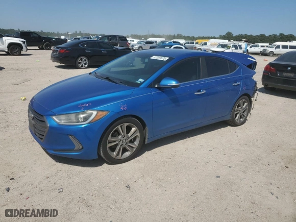 2017 Hyundai Elantra SE with VIN 5NPD84LF4HH057981, listed as a Copart auction lot 52259025 with 109,561 mi miles and Salvage Title. Bid and sale history available at carsss.com. Image 1.