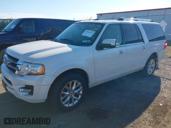 2015 Ford Expedition Max Limited with VIN 1FMJK2ATXFEF06431, listed as a IAAI auction lot 42805495 with 145,905 mi miles and . Bid and sale history available at DreamBid. Image 17.
