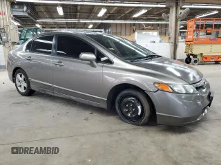 2006 Honda Civic LX with VIN 1HGFA16516L051998, listed as a Copart auction lot 47038345 with 166,496 mi miles and Salvage Title. Bid and sale history available at DreamBid. Image 4.
