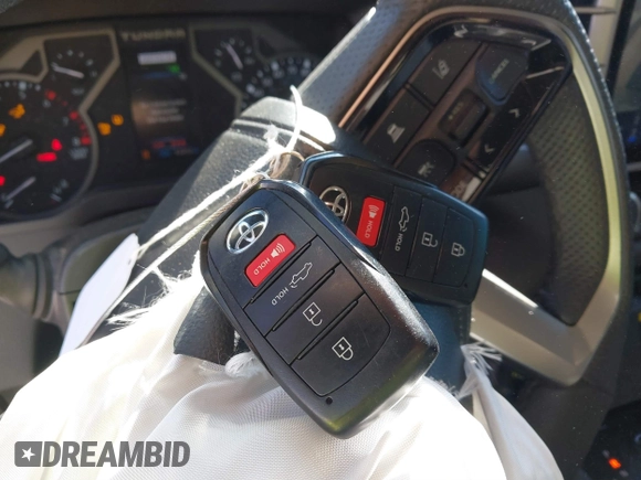 2023 Toyota Tundra Limited with VIN 5TFJA5DB7PX099444, listed as a IAAI auction lot 41654578 with 43,842 mi miles and . Bid and sale history available at DreamBid. Image 11.