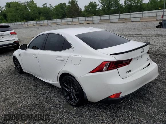 2015 Lexus IS 350 with VIN JTHBE1D2XF5022593, listed as a Copart auction lot 56003135 with 123,606 mi miles and Salvage title. Bid and sale history available at DreamBid. Image 2.