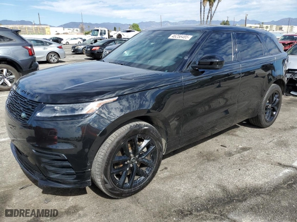 2024 Land Rover Range Rover Velar Dynamic SE with VIN SALYL2EXXRA386373, listed as a Copart auction lot 46256485 with 19,602 mi miles and Salvage Title. Bid and sale history available at carsss.com. Image 1.