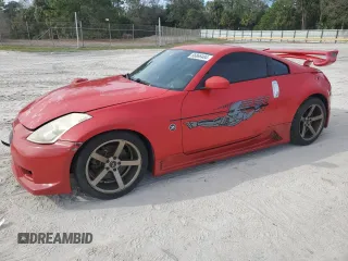 2005 Nissan 350Z 35th Anniversary Edition z VIN JN1AZ34E85M655558, wystawiony jako Copart lot #86866404 z przebiegiem 150 147 mil mil oraz Szkoda całkowita • Salvage title. Historia ofert i sprzedaży dostępna na DreamBid. Obrazek 1.