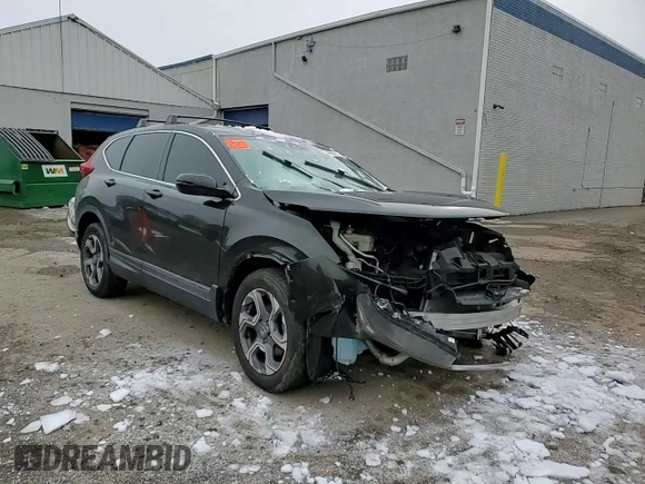 2018 Honda CR-V EX-L with VIN 7FARW2H81JE086115, listed as a Copart auction lot 44695265 with Not Provided miles and Salvage Title. Bid and sale history available at DreamBid. Image 14.