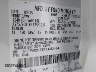 2015 Ford F-250 Lariat с VIN 1FT7W2BT8FED53484, выставлен на аукционе IAAI как лот 42205827 с пробегом 260 598 миль миль и . История ставок и продаж доступна на DreamBid. Изображение 9.