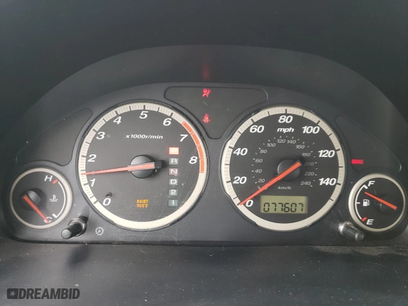 2005 Honda CR-V LX with VIN JHLRD78525C064876, listed as a Copart auction lot 50389235 with 77,607 mi miles and Salvage Title. Bid and sale history available at carsss.com. Image 9.