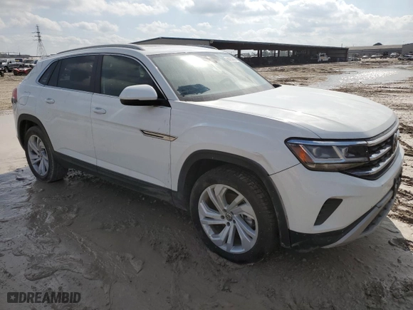 2021 Volkswagen Atlas Cross Sport 3.6L V6 SEL with VIN 1V2BE2CA5MC219484, listed as a Copart auction lot 80232434 with 0 mi miles and Salvage Title. Bid and sale history available at carsss.com. Image 4.