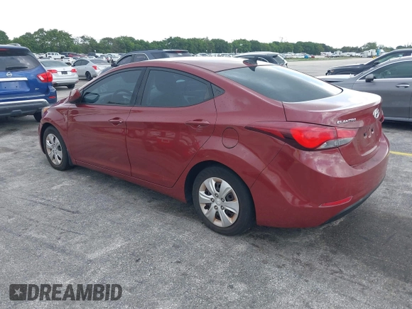 2016 Hyundai Elantra SE with VIN 5NPDH4AE1GH755960, listed as a IAAI auction lot 42763494 with 127,684 mi miles and . Bid and sale history available at DreamBid. Image 3.