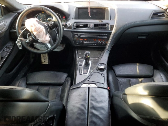 2015 BMW 6 Series 650i with VIN WBAYM9C53FD248356, listed as a Copart auction lot 85499554 with 115,292 mi miles and Salvage Title. Bid and sale history available at DreamBid. Image 8.