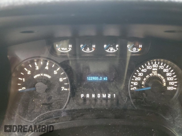 2014 Ford F-150 XL with VIN 1FTMF1EF2EKF89275, listed as a Copart auction lot 55439885 with 122,900 mi miles and Salvage title. Bid and sale history available at DreamBid. Image 9.