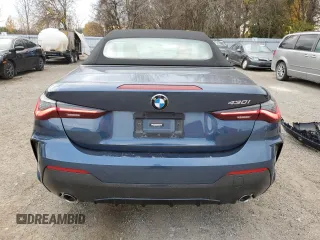 2023 BMW 4 Series 430i with VIN WBA23AT05PCM59628, listed as a Copart auction lot 78286804 with 28,939 mi miles and Salvage Title. Bid and sale history available at carsss.com. Image 6.