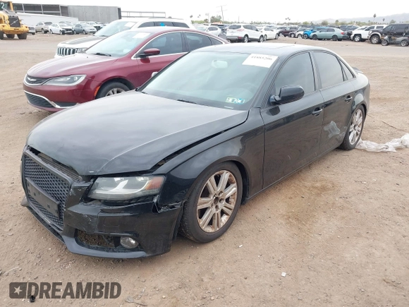 2010 Audi A4 2.0T Premium with VIN WAUBFAFL4AN002978, listed as a IAAI auction lot 41885206 with 192,200 mi miles. Bid and sale history available at carsss.com. Image 2.