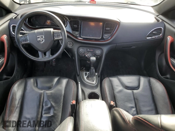 2015 Dodge Dart GT with VIN 1C3CDFEB5FD225096, listed as a Copart auction lot 48436105 with 127,646 mi miles and Salvage Title. Bid and sale history available at DreamBid. Image 8.